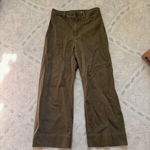 Apiece Apart Merida Pants Size 4 Olive Green